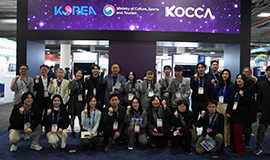 ‘CES 2025 KOCCA 공동관 개최, K-콘텐츠 기업의 위상을 뽐내다’ 콘진원, 지원기업 10개사 CES 2025 혁신상 수상 사진